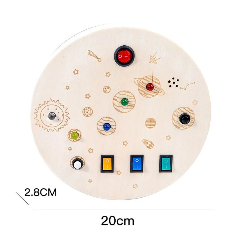 Interactive Light Button Board for Sensory Development and Creative Play 15085327843673-1