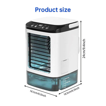 3-speed Portable Mini Air Cooler (900ML Tank) - Fan & Humidifier. For Bedroom/Office. 9020008235228-1