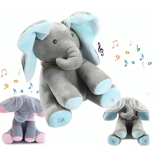Snug Snout Elephant Plush Toy for Peekaboo Comfort and Cuddles 8434793382101-1
