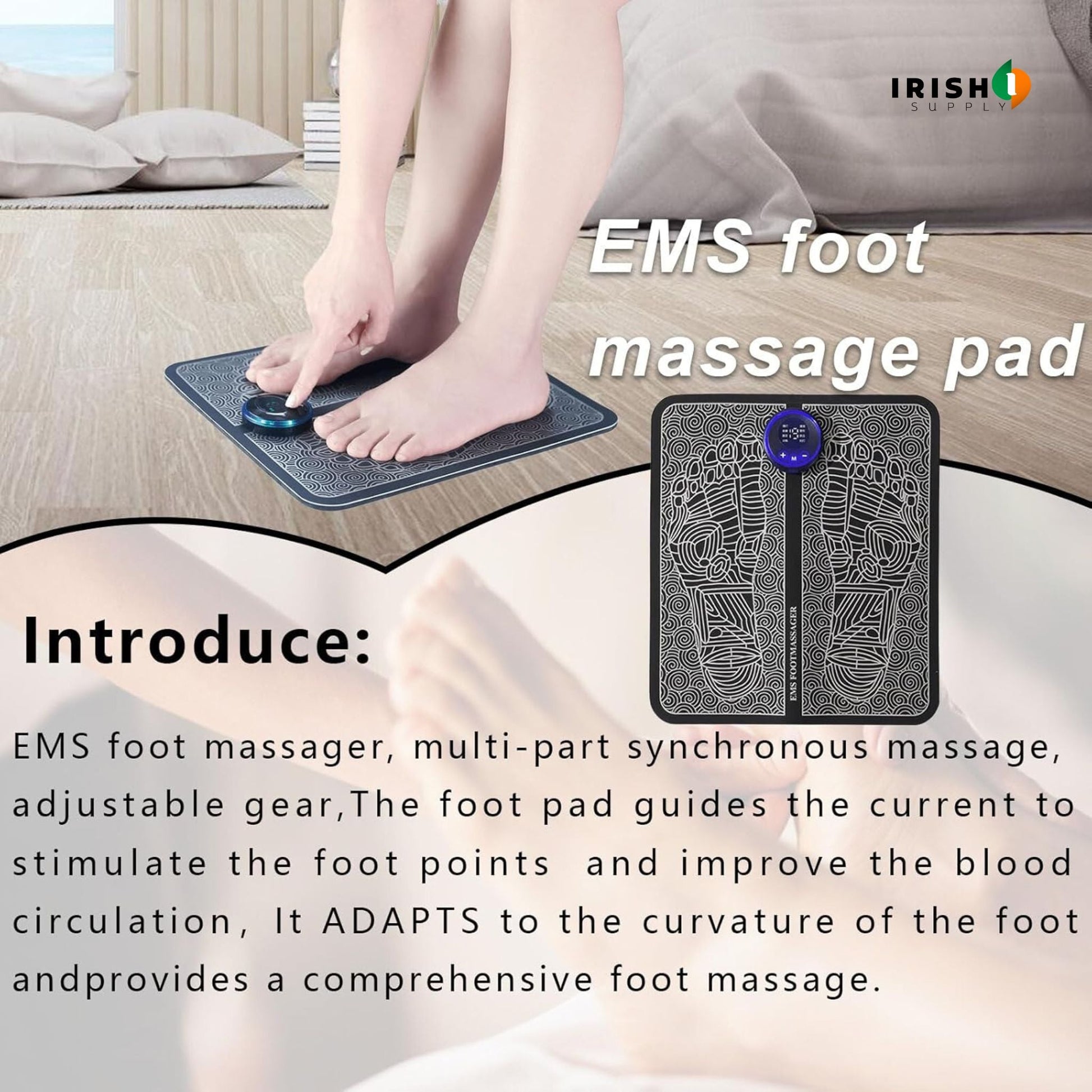 Electric Foot Massager & Acupressure Pad, Flexirelief 8516922081626-1