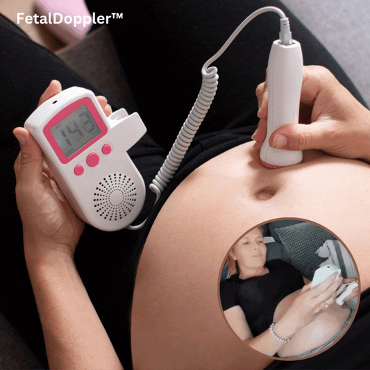 Fetal Doppler Baby Heartbeat Monitor Listen and Bond at Home 14886059344198-1