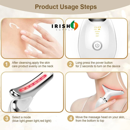 Anti-Aging Facial Device with LED Light, Warmth & Vibration 8073736388891-1