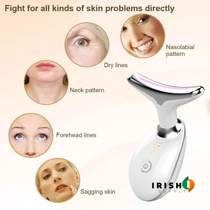 Anti-Aging Facial Device with LED Light, Warmth & Vibration 8073736388891-1