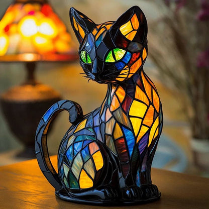 Playful Led Cat Night Light With Soft Ambient Glow 10538118840584-1
