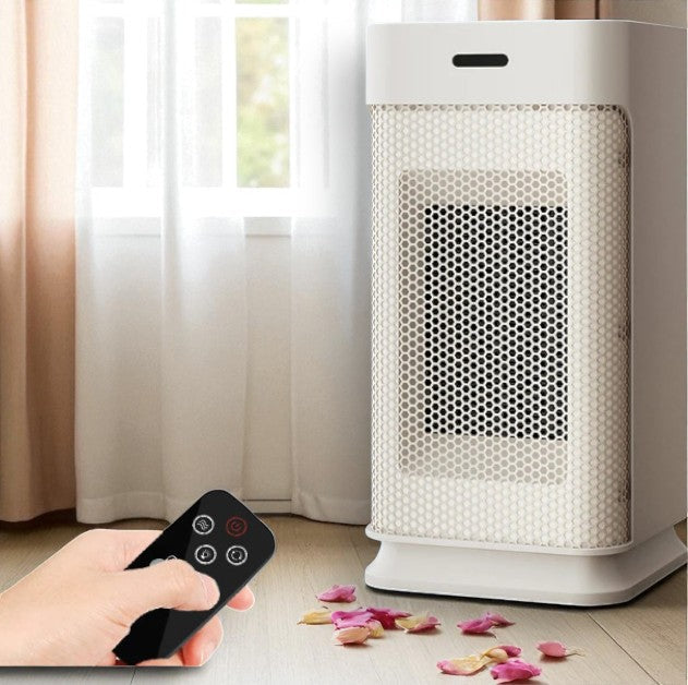 Silent Portable Ceramic Heater – PTC Electric Fan with Adjustable Heat and Night Light 10165751841107-1