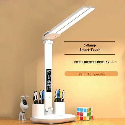 Dual-Head Dimmable Led Desk Lamp With 180° Rotation, Usb Rechargeable 14902375121222-1
