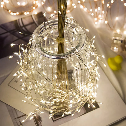 Decorative Led Copper Wire String Lights, Safe, Energy-Efficient 9903099838798-1