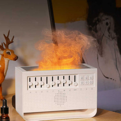 Ultrasonic Flame Mist Diffuser Humidifier For Relaxing Aromatherapy Atmosphere 11591151124748-1