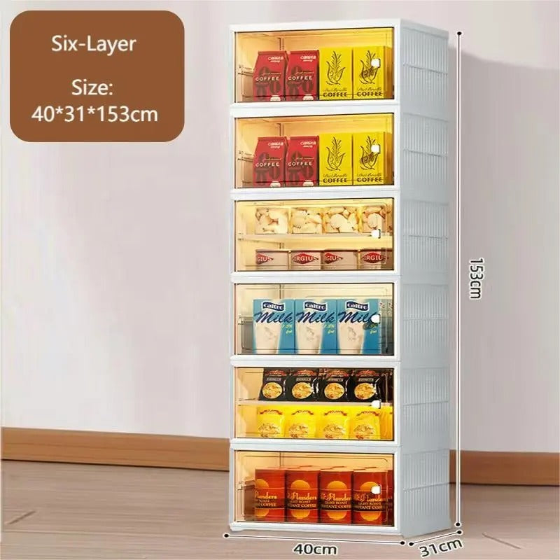 Stackable Clear Storage Organizer For Shoes Closet Neat Home Arrangement 8518580633757-1