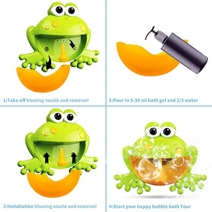 Baby Bath Bubble Maker With Suction Creates Gentle Soothing Foam 14980427514182-1