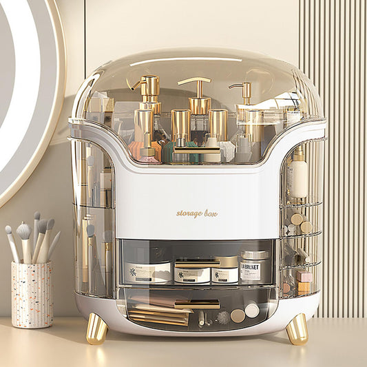 Elegant Makeup Organizer Box Portable Multi-Layer Cosmetic Storage Case 8681382084765-1