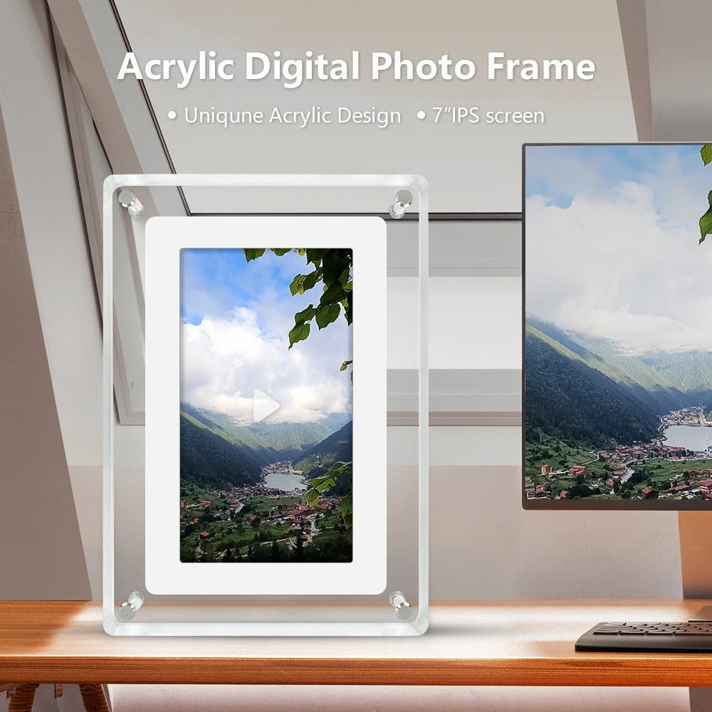 Electronic Photo Display Frame For Animated Picture And Memory Sharing 8552355201181-1