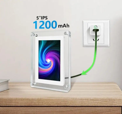 Electronic Photo Display Frame For Animated Picture And Memory Sharing 8552355201181-1