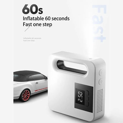 12V Mini Car Air Compressor Tire Inflatable Air Pump Portable Inflator Pump Electric Intelligent Car Tire Inflator 9019507146972-1