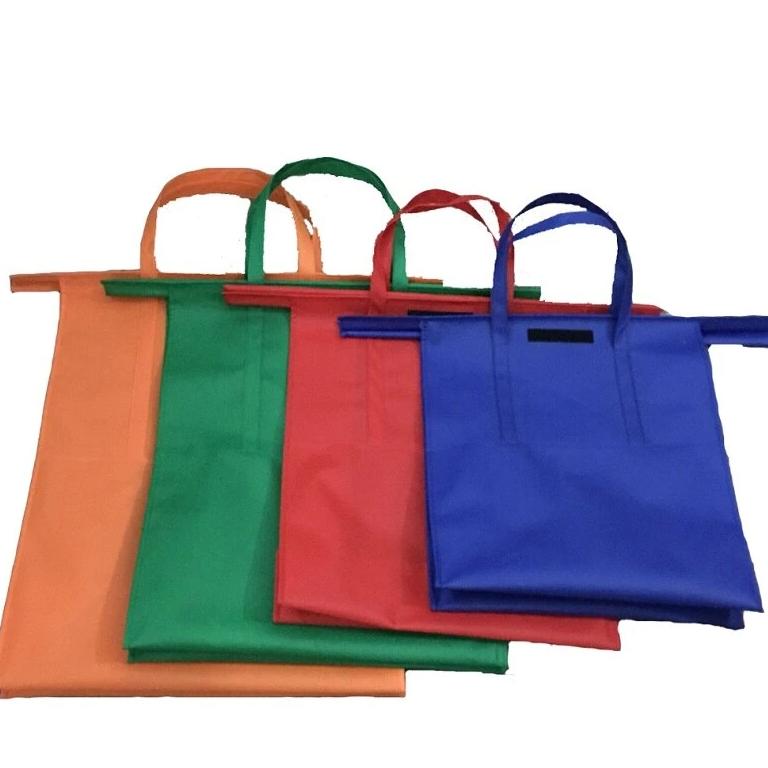 Reusable Foldable Shopping Cart Bags Set For Organized Grocery Trips 14933944205638-1
