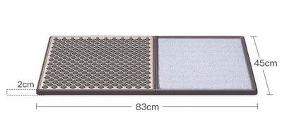 Sanitizing Shoe Door Mat Two-Sided Cleaning Drying Non-Slip Pad 8509995745437-1