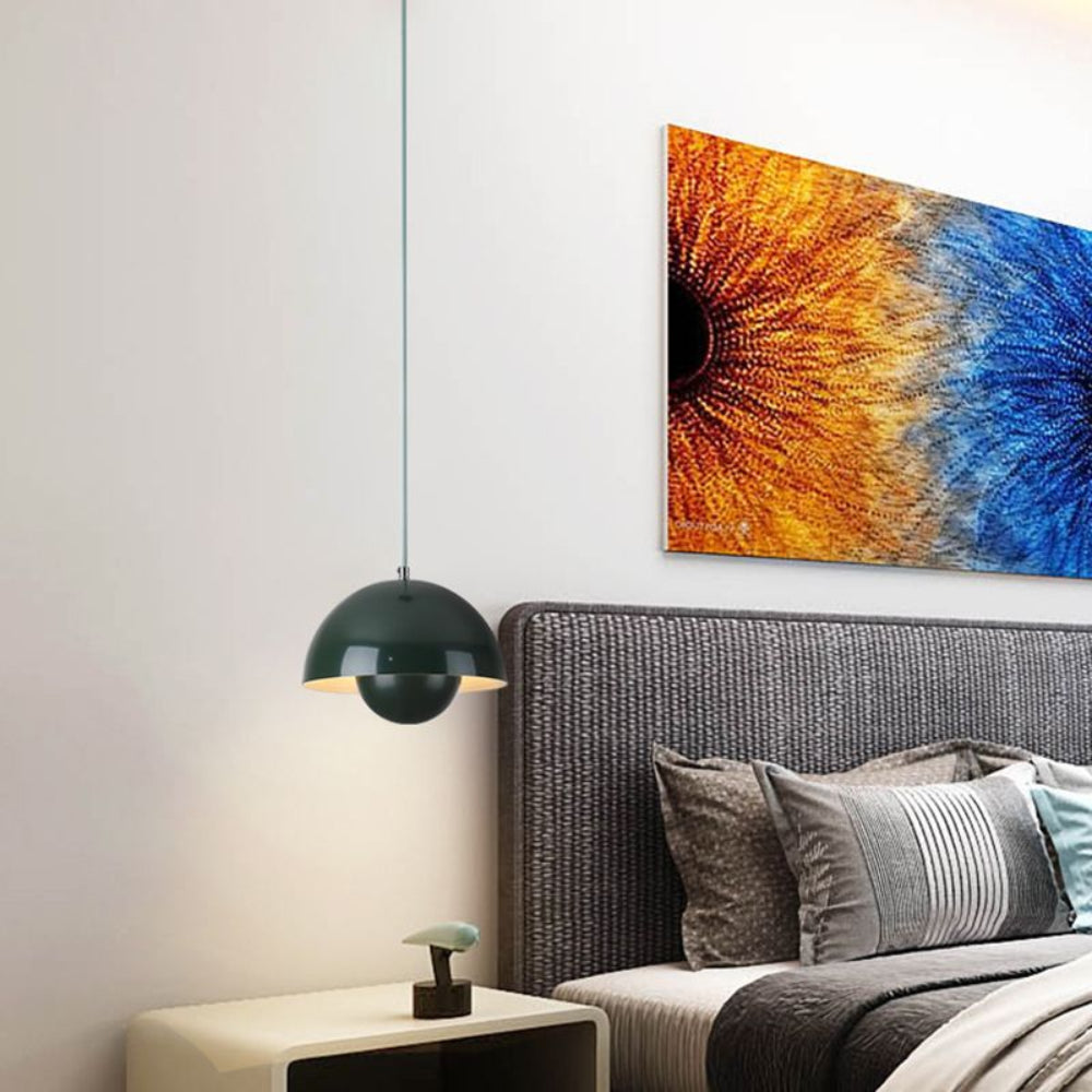 Scandinavian Style Half-Circle Chandelier – Multi-Colour LED Pendant Lighting Fixture 10215675724115-1