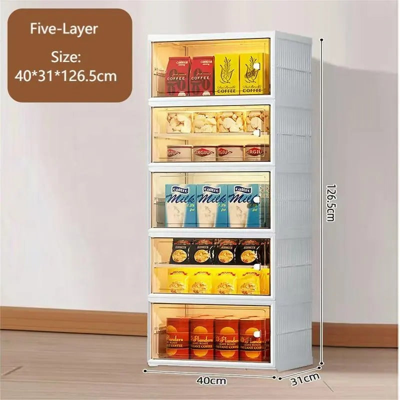 Stackable Clear Storage Organizer For Shoes Closet Neat Home Arrangement 8518580633757-1