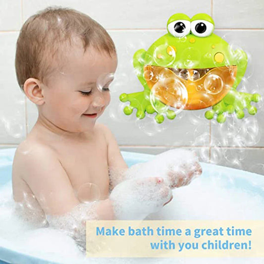 Baby Bath Bubble Maker With Suction Creates Gentle Soothing Foam 14980427514182-1