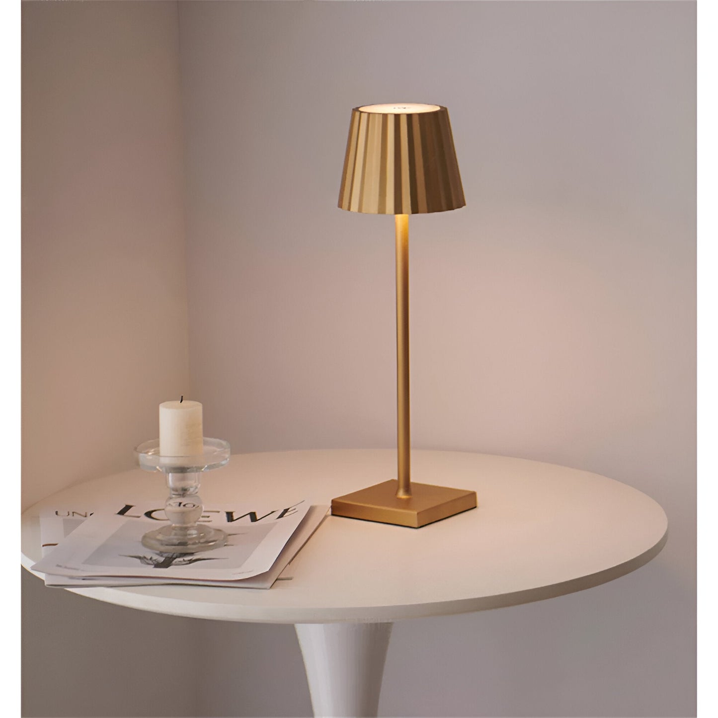 Dimmable Wireless And Rechargeable Modern LED Table Lamp 9961773597005-1