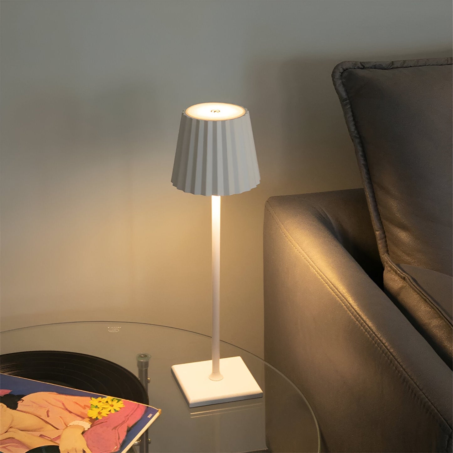 Dimmable Wireless And Rechargeable Modern LED Table Lamp 9961773597005-1