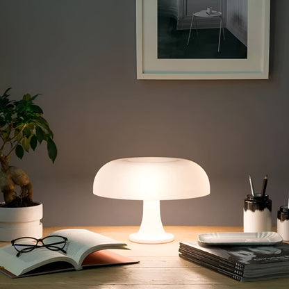 Nordic Retro Mushroom LED Table Lamp Wireless Touch Control Rechargeable 9961770025293-1