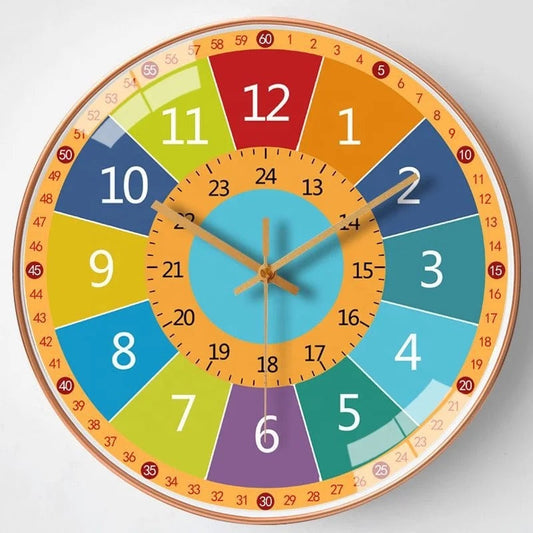 Colorful Learning Clock for Teaching Kids Time and Daily Routines 8739272622414-1