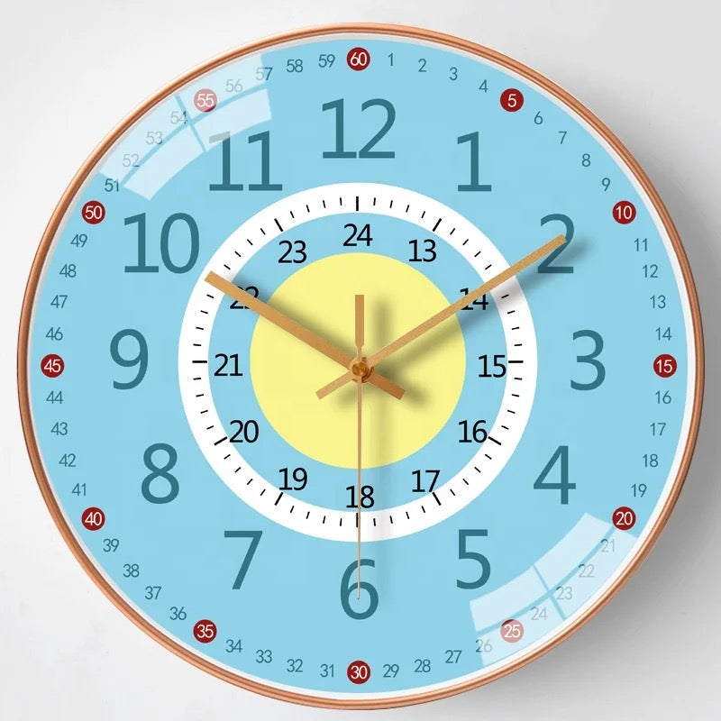 Colorful Learning Clock for Teaching Kids Time and Daily Routines 8739272622414-1
