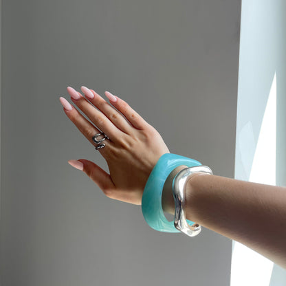 Sculptural Silver Ring - Modern Design for Timeless Elegance 15044017946950-1