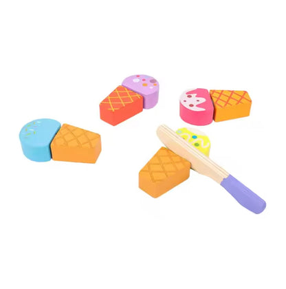 Wooden Ice Cream Shop Toy Set for Creative Toddler Play 9823971410254-1