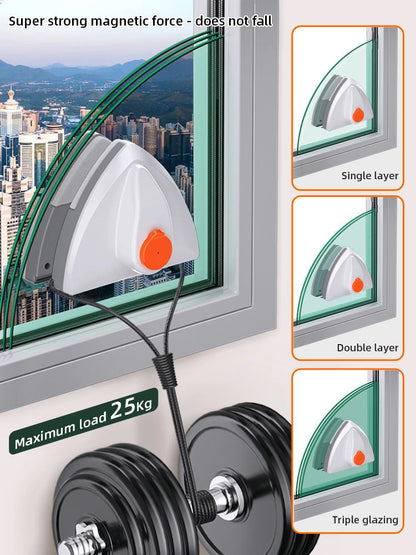 Magnetic Window Washer - Window Washing Has Never Been So Easy! 9980403417434-1