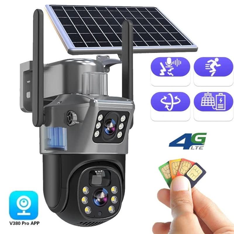 Solar 4K - Wireless Security Camera With Solar Panel & 360° All-Round View 10451910951176-1