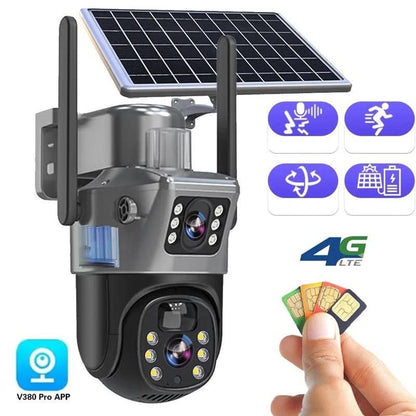 Solar 4K - Wireless Security Camera With Solar Panel & 360° All-Round View 10451910951176-1
