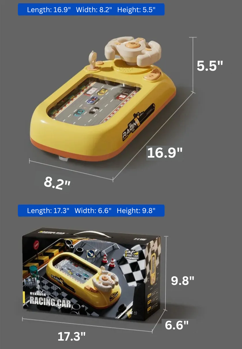 Educational Racing Car Baby Toy For Early Development Motor Skills 11447227023628-1