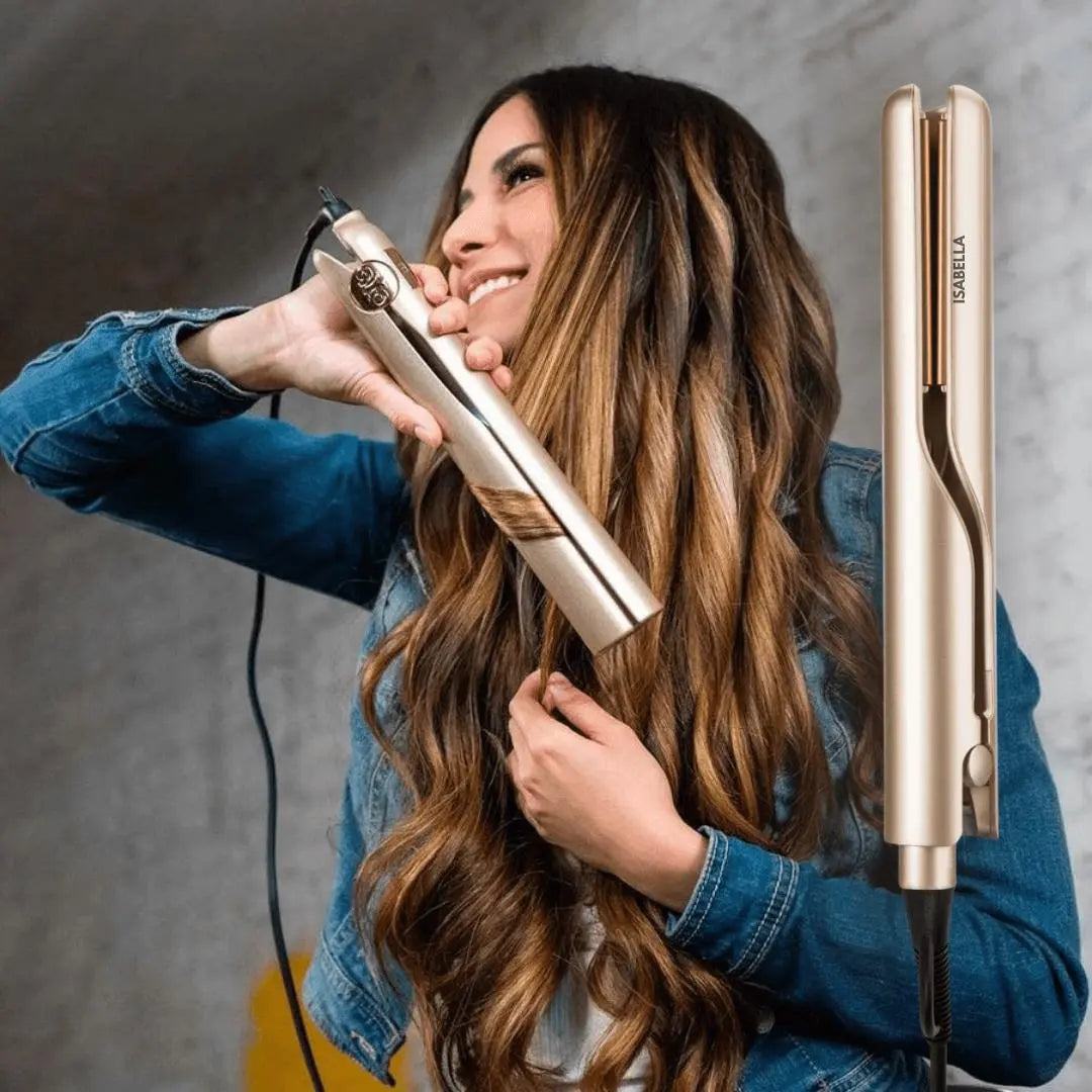Perfect Curls Or Sleek Straight — All In One Tool! 10457338511706-1