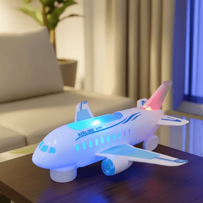 Spinjet – Led Electric Airplane Toy With 360° Rotation & Music 10594106409224-1