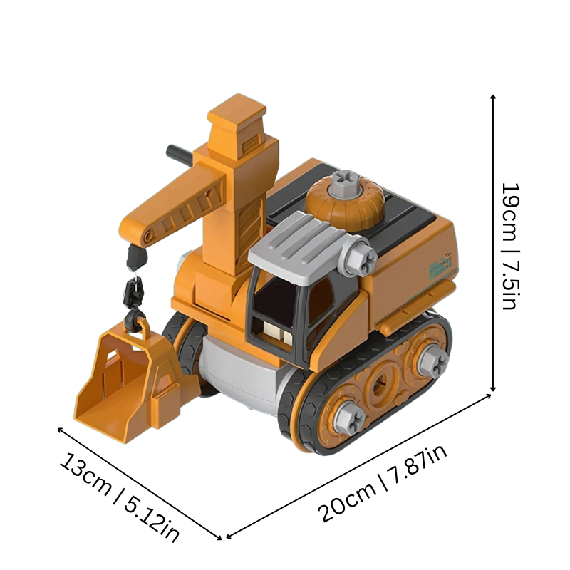 Children'S 4-In-1 Stem Construction Building Toy With Electric Drill 15611638907229-1