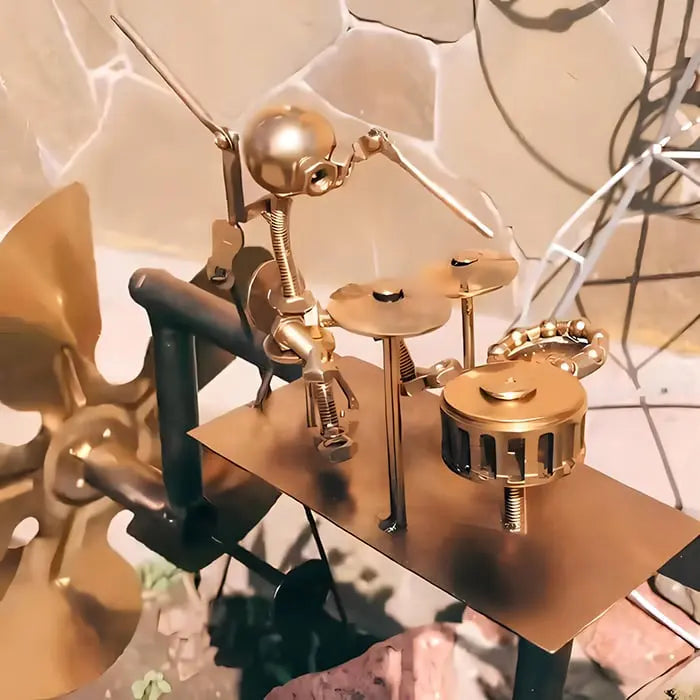 Metal Sculpture For Rock Inspired Decor And Artistic Home Accent 15101088661830-1