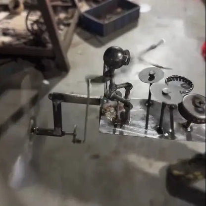 Metal Sculpture For Rock Inspired Decor And Artistic Home Accent 15101088661830-1