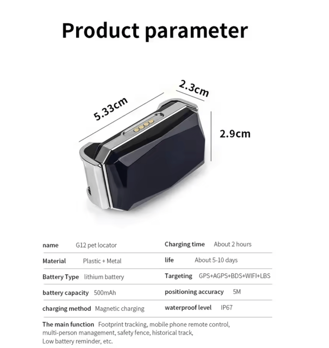 Minitrack G12 - Real-Time Gps Tracker For Maximum Safety In Everyday Life 10452798636296-1