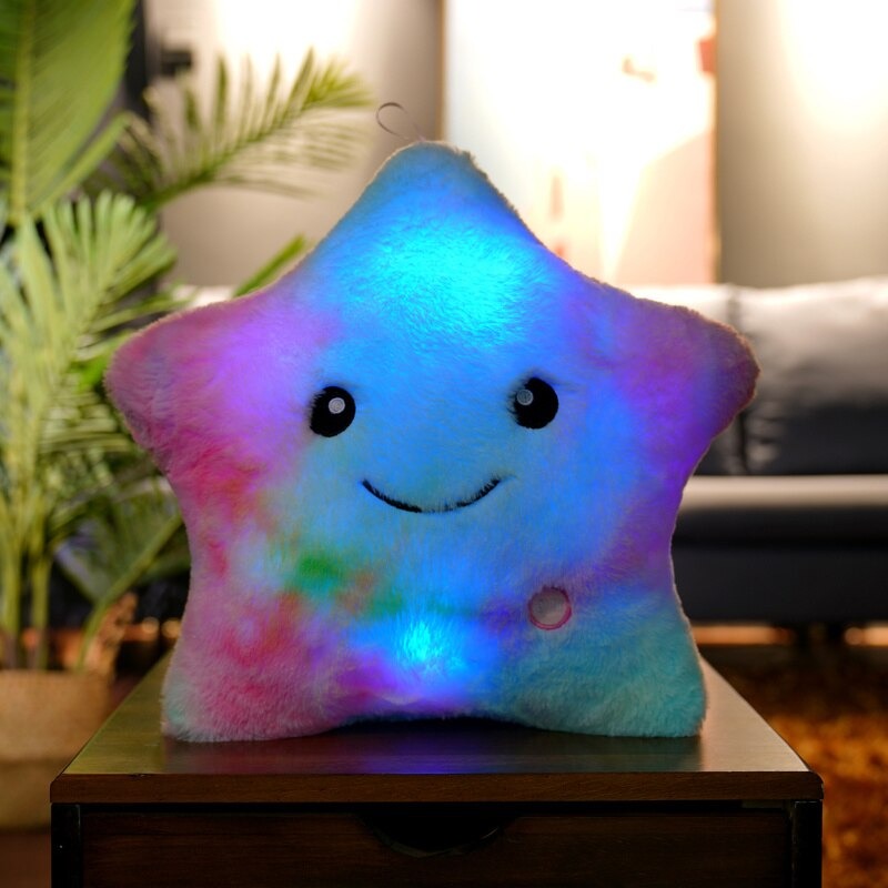 Star Plush Pillow with Soft Light and Cozy Warm Glow 15051800445254-1