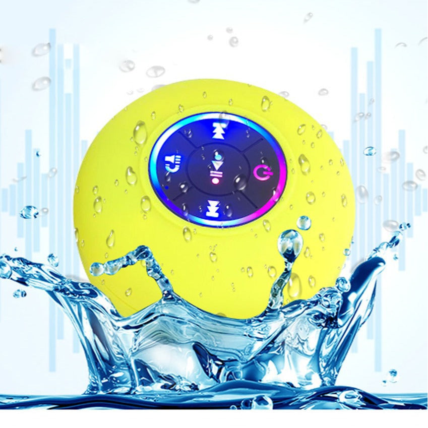 Waterproof Bluetooth Speaker With Suction Cup Delivers Clear Powerful Sound 14975580111174-1