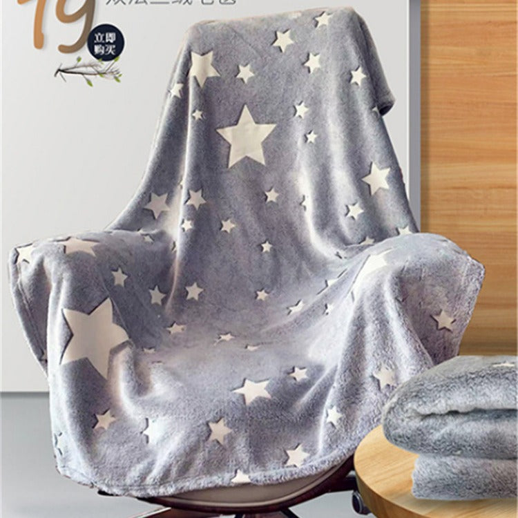 Glowing Star Blanket Soft Cozy Fabric For Relaxing Peaceful Sleep 14975524864326-1