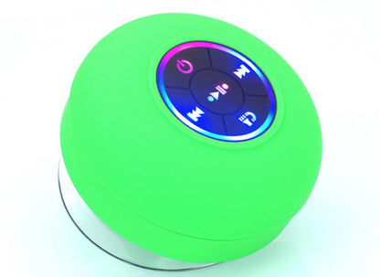Waterproof Bluetooth Speaker With Suction Cup Delivers Clear Powerful Sound 14975580111174-1