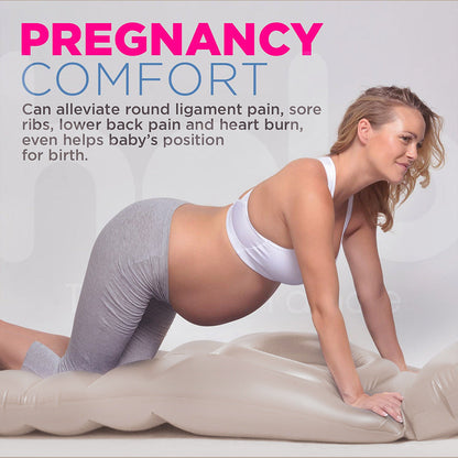 Inflatable Maternity Sleep Yoga Mat Supports Belly Back Comfortably 14924719489350-1