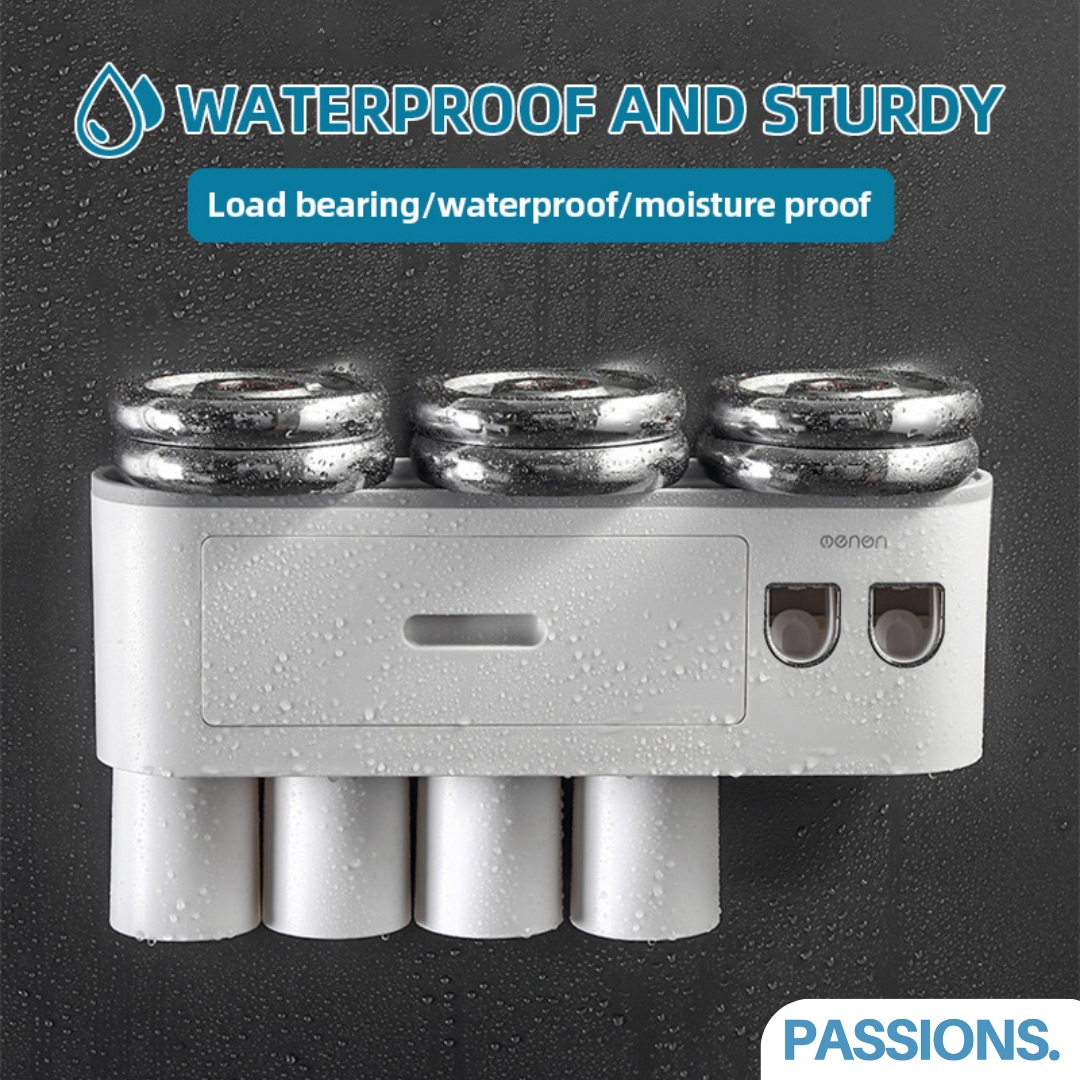 Wall Mounted Bathroom Organizer for Neat and Space Saving Storage 15051821056326-1