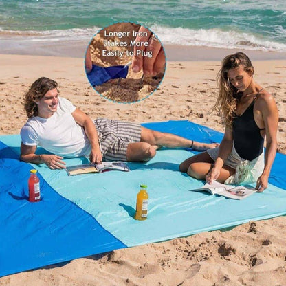 Sand Resistant Waterproof Beach Blanket Lightweight Portable Outdoor Comfort Mat 14933892923718-1