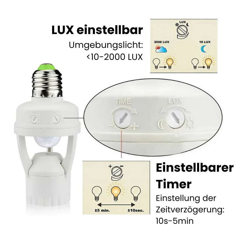 Smart Motion Sensor Light Bulb Adjusts Brightness Saves Energy Automatically 14914317418822-1