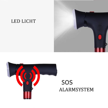 Folding Walking Cane Supports Mobility For Safe Well Lit Night Walking 15207731462470-1