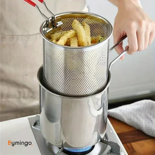 Stainless Steel Multifunctional Fryer Compact Design For Cooking Convenience 14924728074566-1